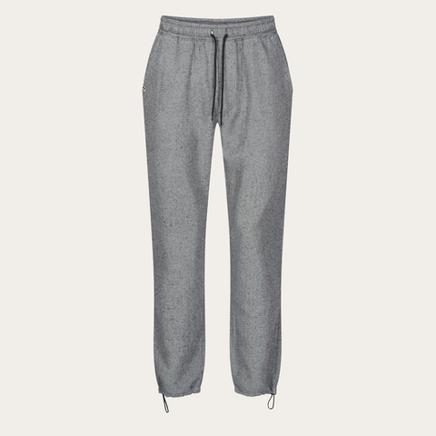 Cotton and hemp joggers, black melange