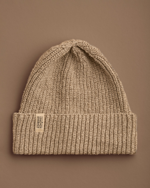 Hemp-cotton beanie (natural)