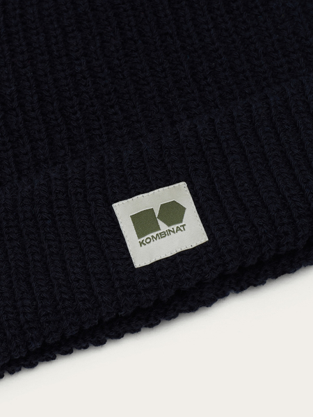 Hemp-cotton beanie (black)