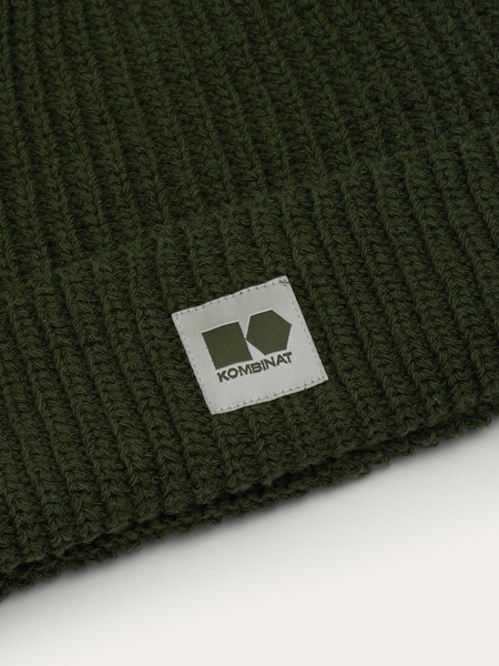 Hemp-cotton beanie (olive)
