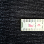 Cotton-hemp fabric BLACK – PANAMA weave (1 m)