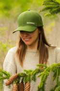 Cotton-hemp baseball cap (green)