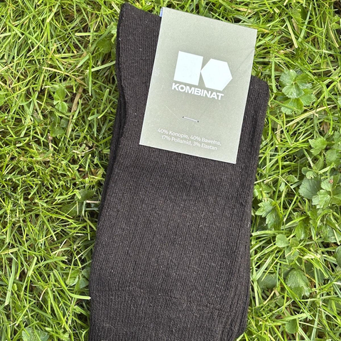 Cotton-hemp socks (black)