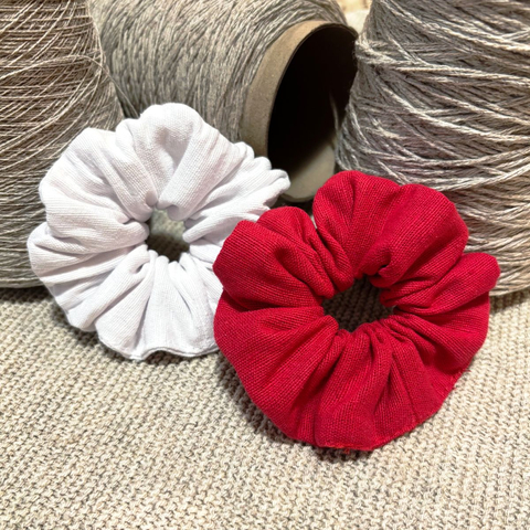 Cotton and hemp hair tie