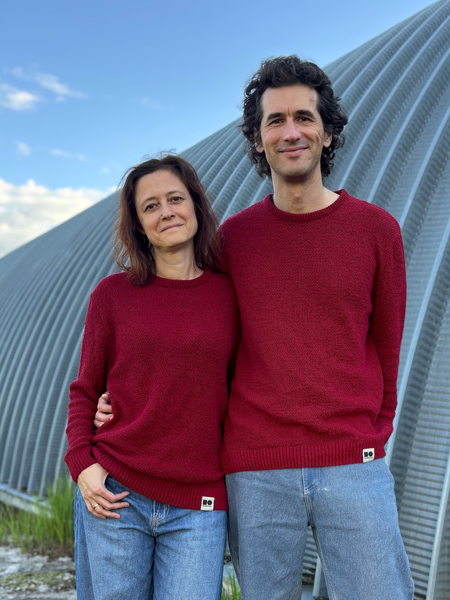 Sweter Polskie Konopie Bordowy