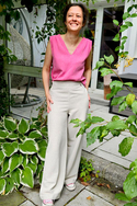 Women's sleeveless top – pink