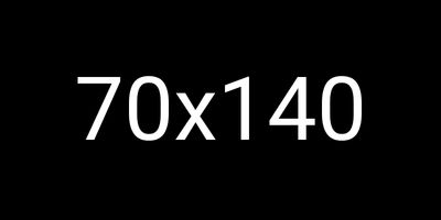 70 x 140 cm