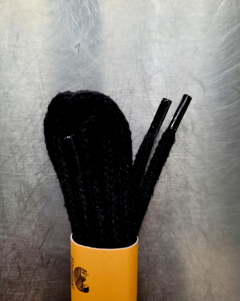 Hemp-cotton shoelaces