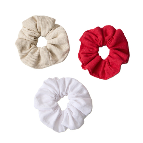 Cotton and hemp hair tie