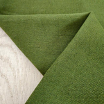 Cotton-hemp fabric GREEN – PANAMA weave (1 m)
