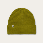 Hemp-cotton beanie with a small logo (green)