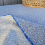 navy hemp-cotton fabric 50/50 - twill weave jeans (3 m)