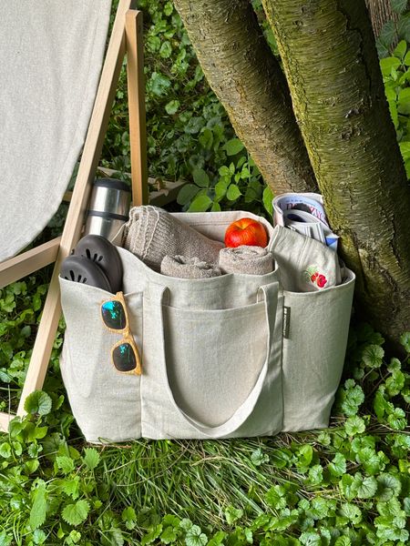 Large city bag with pockets