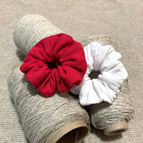 Cotton and hemp hair tie