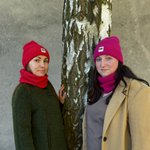 Hemp-cotton beanie (red)