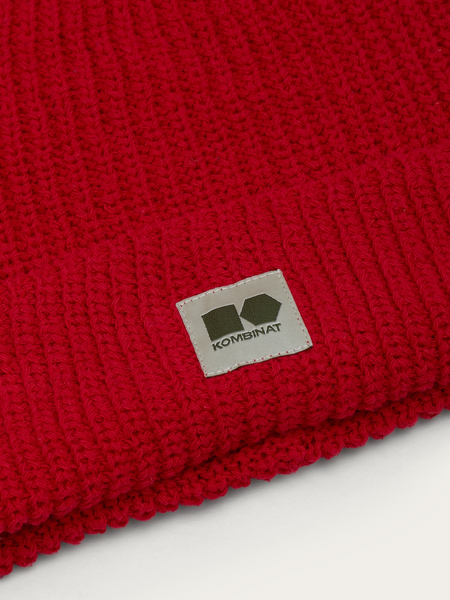 Hemp-cotton beanie (red)