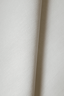 WHITE cotton-hemp fabric - FLAT weave  (1 m)