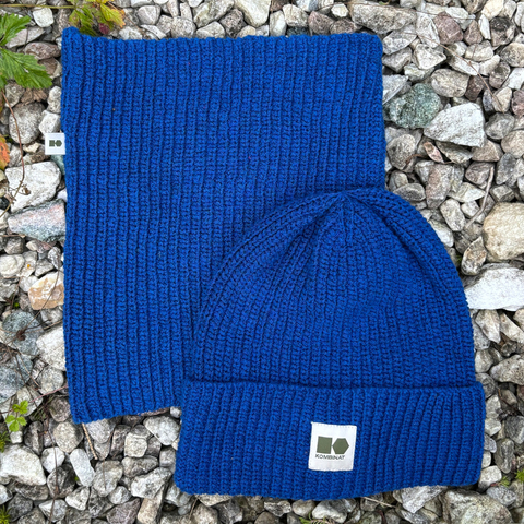 Neck warmer Polish Hemp - navy blue
