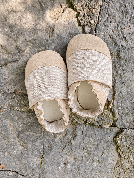 Children's Slippers Polish Hemp Barefoot Natural 