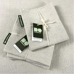 Cotton and hemp pillowcase, 70 x 80 cm natural color