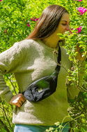 Cotton-hemp hip pack (black)
