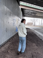 Jeansy konopno-bawełniane męskie - czarne