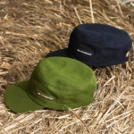 Czapka bawełniano-konopna - patrolówka (zielona)