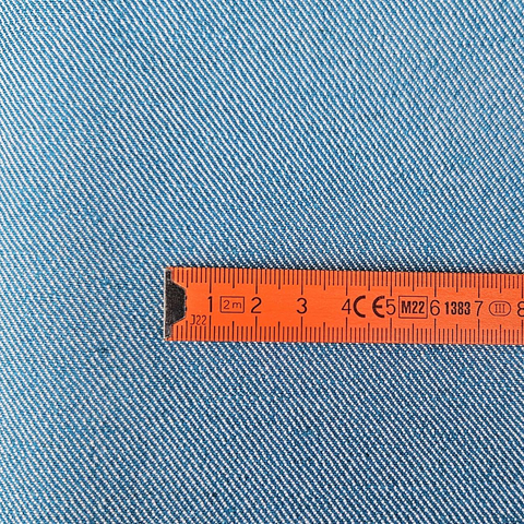 Cotton-hemp fabric PETROL – TWILL weave (3 m)