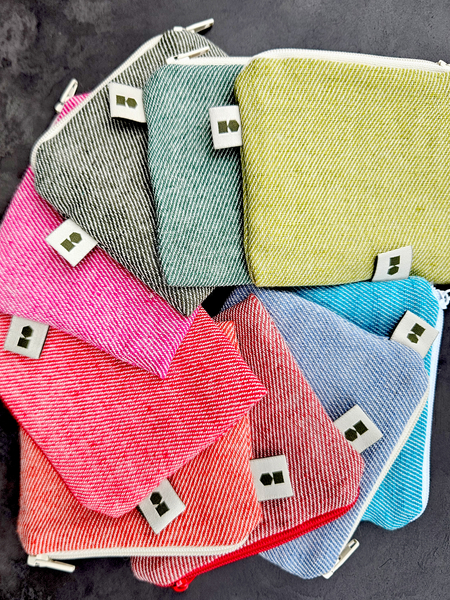 Portfelik bawełniano-konopny