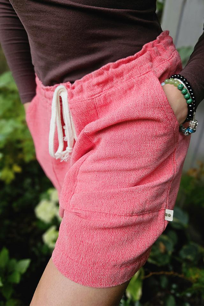 Women's shorts – red