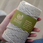 Hemp-cotton cord twisted 5 mm