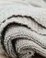 Hemp and cotton blanket 130×180 cm
