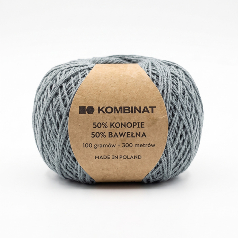 Polish Hemp yarn gray 100 g