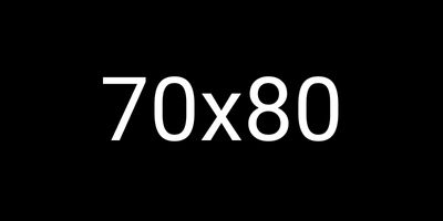 70 x 80 cm