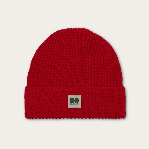 Hemp-cotton beanie (red)