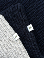 Hemp and cotton winter neck warmer - black