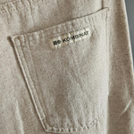 Men's classic cotton and hemp pants