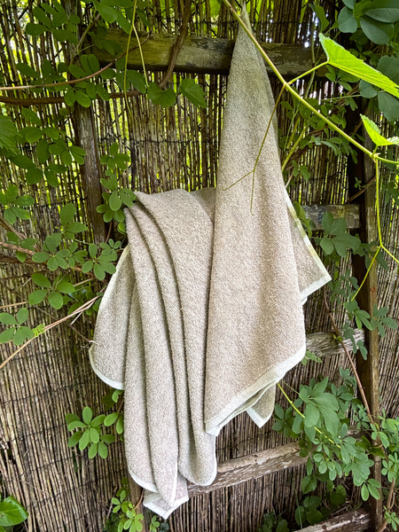 Natural Hemp-Cotton Towel, 70x140 cm