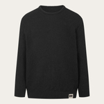 Hemp-cotton sweater - Black