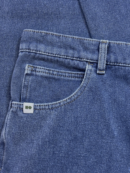 Jeansy konopno-bawełniane męskie - ciemnoniebieskie