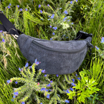 Denim fanny pack Polish Hemp black