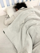 Cotton and hemp comforter cover 140x200 cm natural color