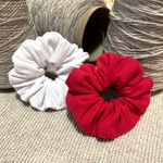 Cotton and hemp hair tie