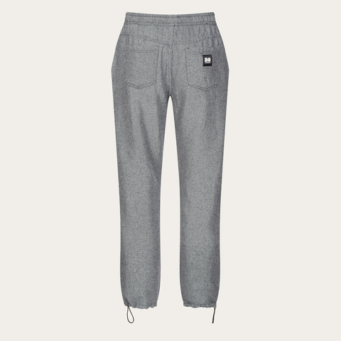 Cotton and hemp joggers, black melange