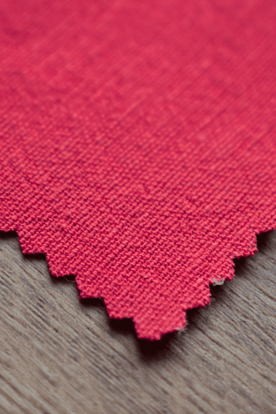 Samples of cotton and hemp fabrics