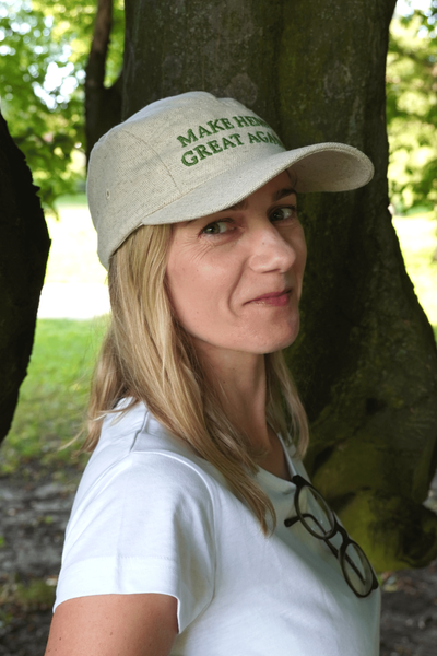 5-panel cotton-hemp cap "MAKE HEMP GREAT AGAIN"