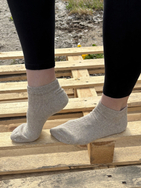 Hemp-cotton natural foot socks