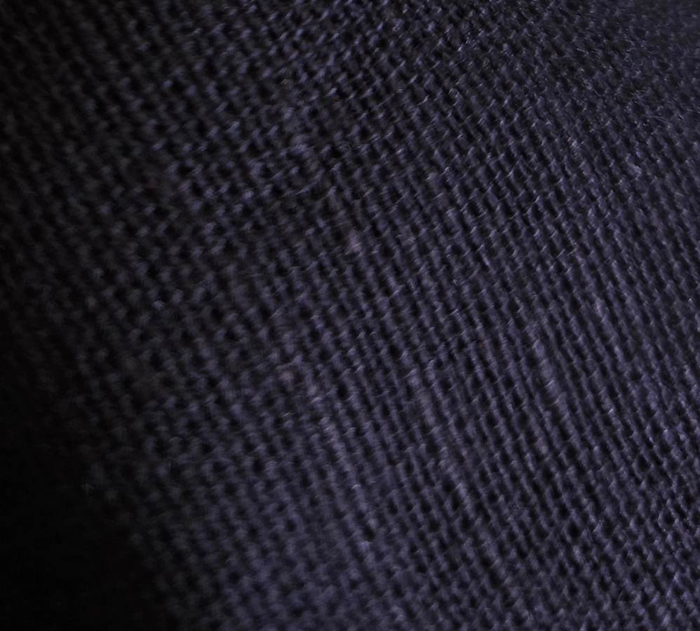 Intensity of red hemp fabric