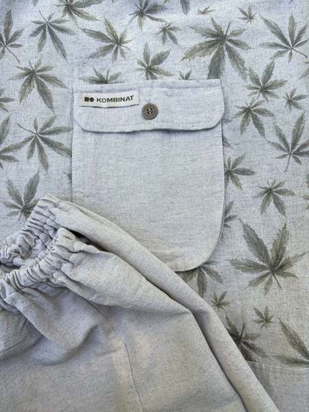 Cotton-hemp shalwar pants