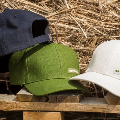 Cotton-hemp baseball cap (green)